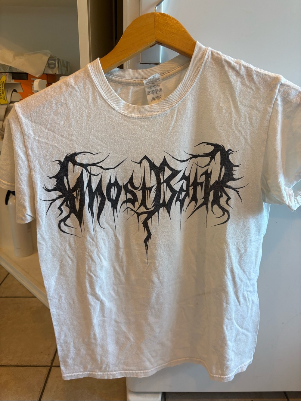 Ghost bath band tee size small